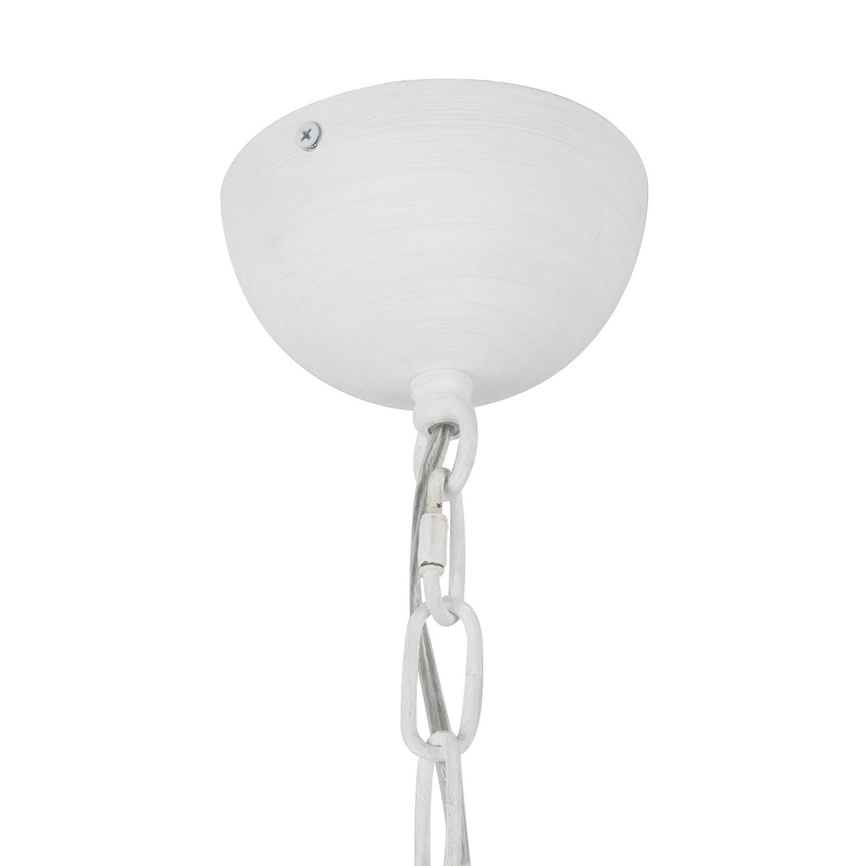 Rubina 4 Light Chandelier 27", Antique White