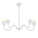 Rubina 4 Light Chandelier 39", Antique White