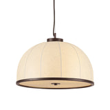 Emiko Large Pendant 20", Bronze Leaf and Paper Shade