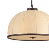 Emiko Large Pendant 20", Bronze Leaf and Paper Shade