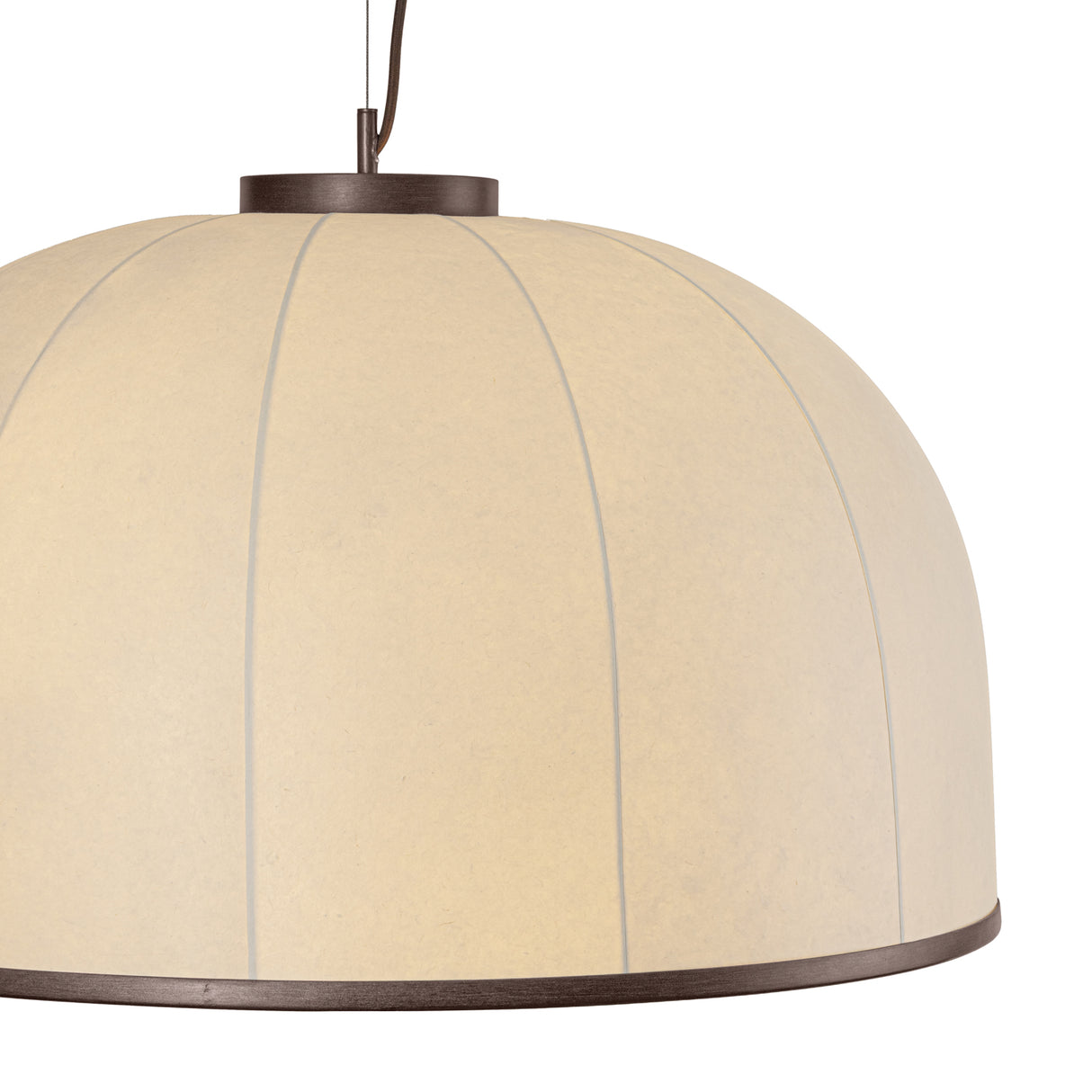 Emiko Extra Large Pendant 30", Bronze Leaf and Paper Shade