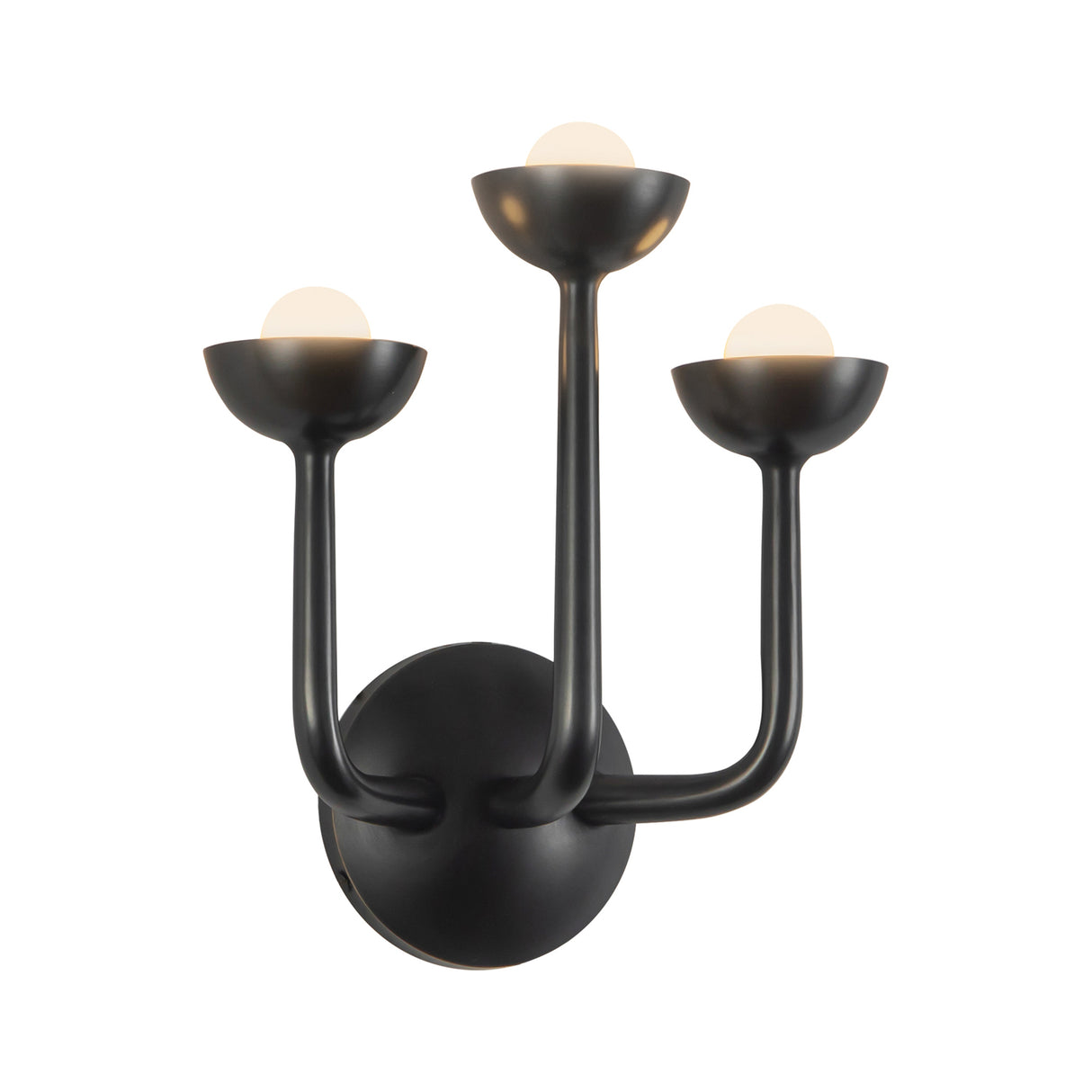 Bettina LED 3 Light Wall Sconce 12", Urban Bronze