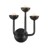 Bettina LED 3 Light Wall Sconce 12", Urban Bronze