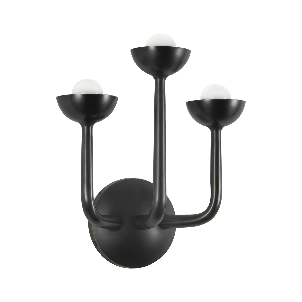 Bettina LED 3 Light Wall Sconce 12", Urban Bronze