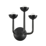 Bettina LED 3 Light Wall Sconce 12", Urban Bronze