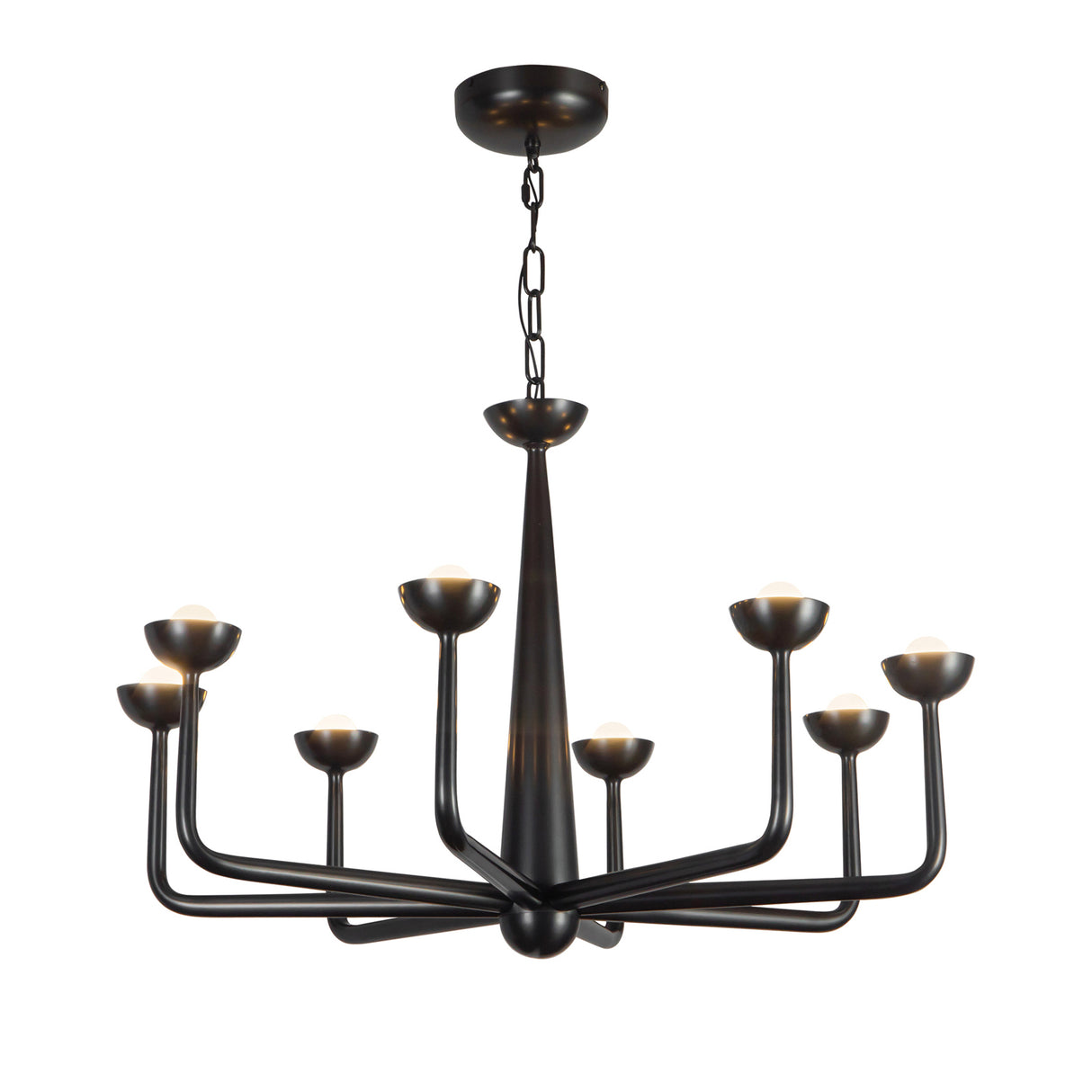 Bettina LED Chandelier 30", Urban Bronze