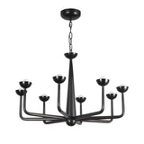 Bettina LED Chandelier 30", Urban Bronze