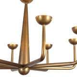 Bettina LED Chandelier 30", Vintage Brass