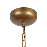 Bettina LED Chandelier 30", Vintage Brass