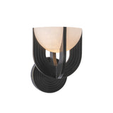 Armand LED Wall Sconce 8", Urban Bronze and Alabaster