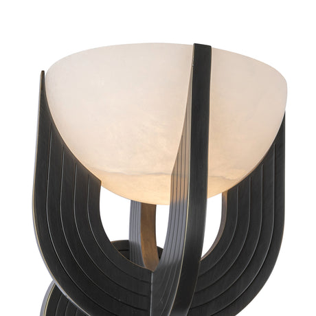 Armand LED Wall Sconce 8", Urban Bronze and Alabaster