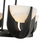 Armand LED Chandelier 23", Urban Bronze and Alabaster