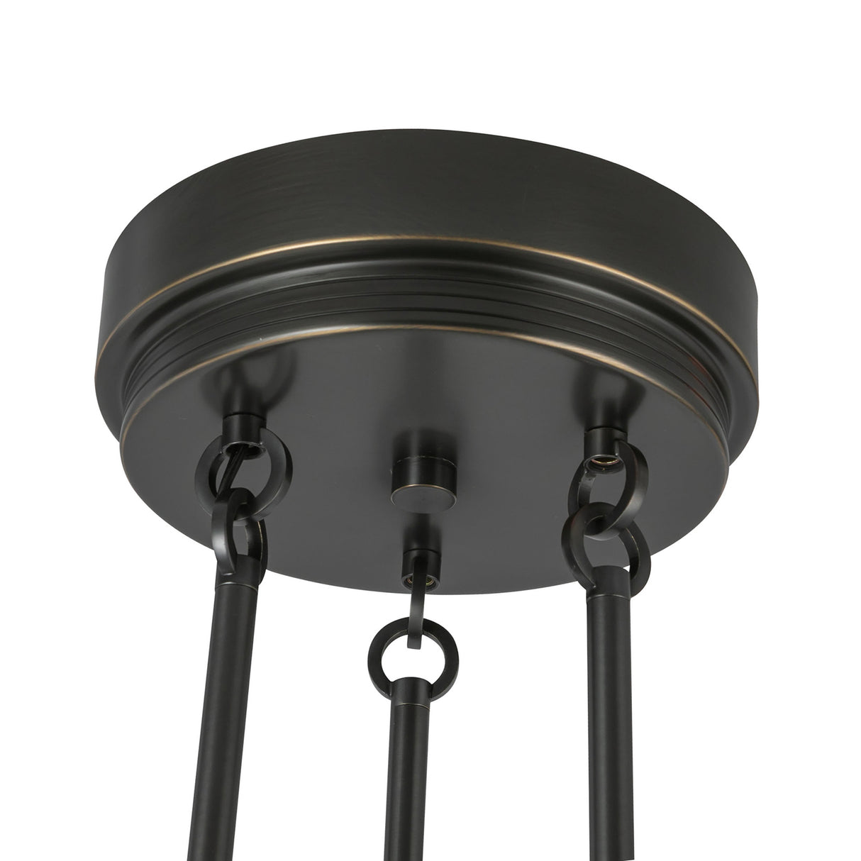 Armand LED Chandelier 23", Urban Bronze and Alabaster