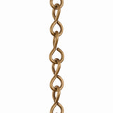 Crawford Extra Large Metal Pendant 28", Patina Brass