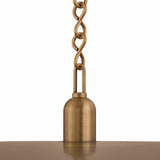 Crawford Large Pendant 19", Patina Brass