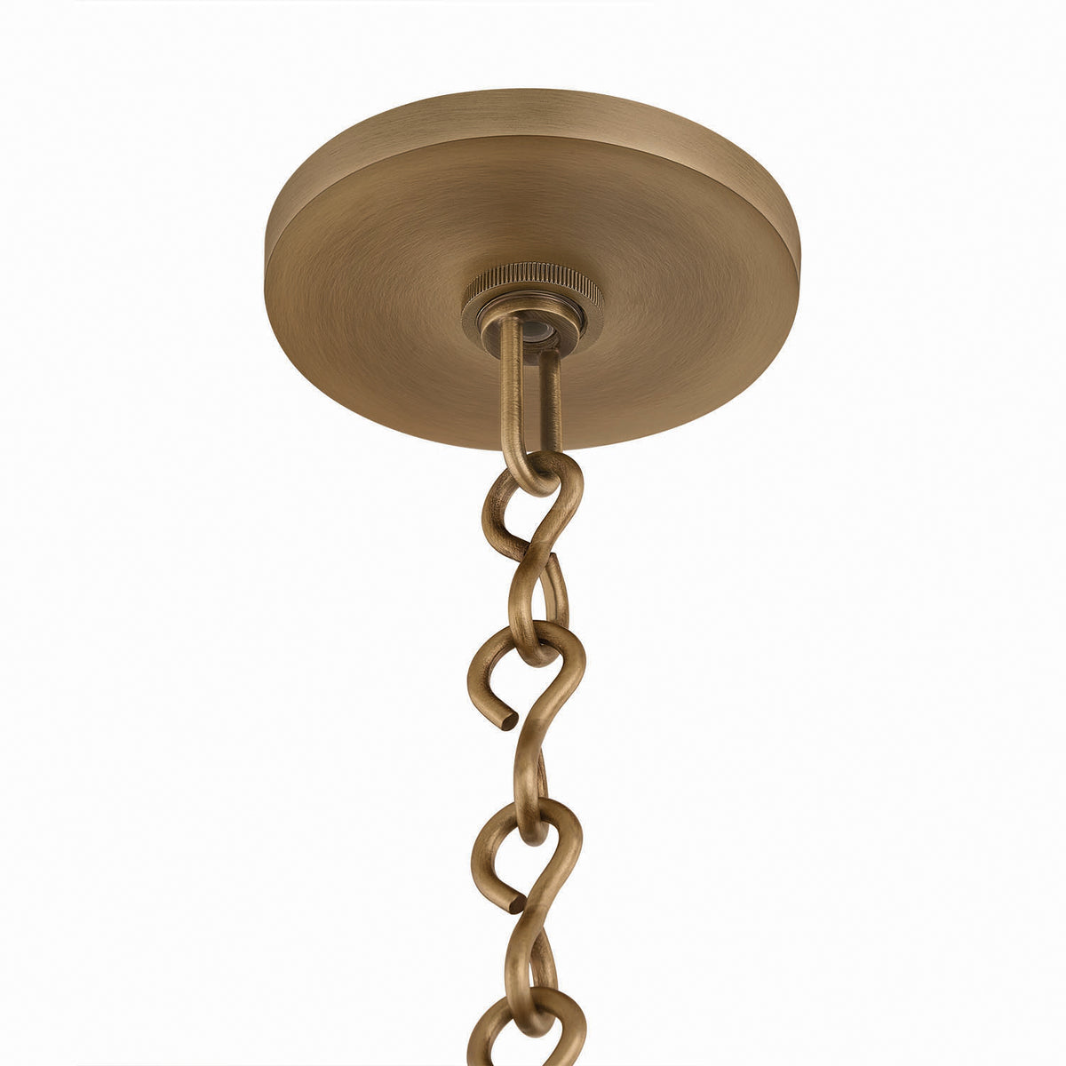 Crawford Large Pendant 19", Patina Brass