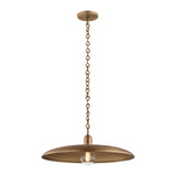 Crawford Large Pendant 19", Patina Brass