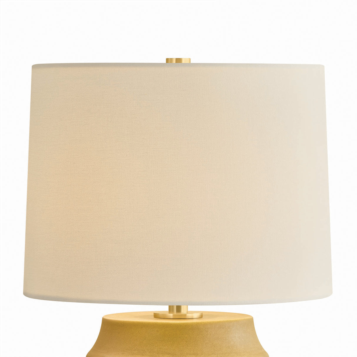 Zola Table Lamp 18", Matte Honey Glaze and Aged Brass
