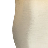 Selina Table Lamp 23", Brushed Matte Ivory and Wheat Linen