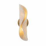 Xyra Wall Sconce 16", Aged Brass and Raffia