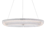 Amir Large LED Chandelier 30", Polished Nickel