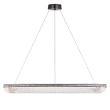Amir Extra Large LED Chandelier 40", Aged Iron