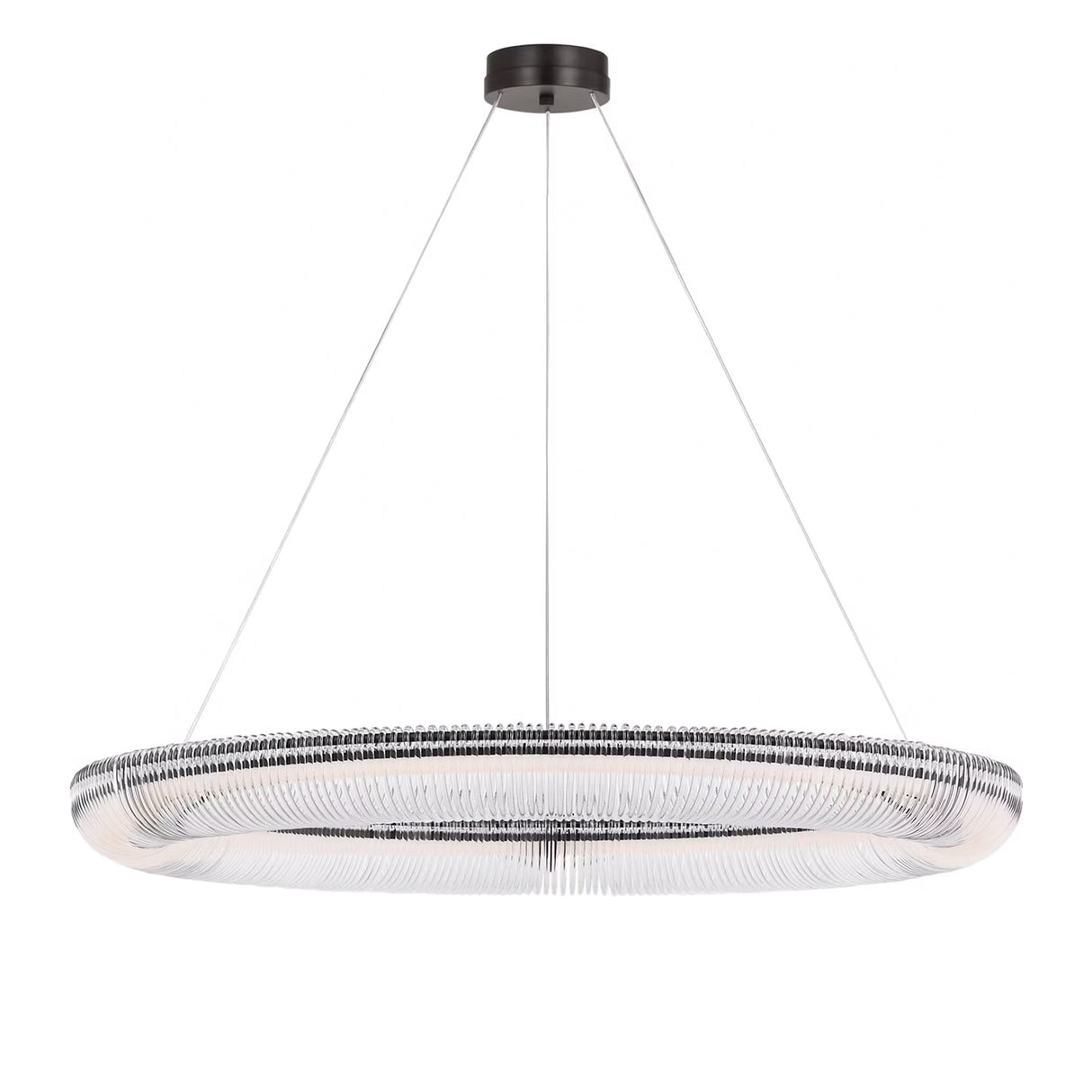 Amir Extra Large LED Chandelier 40", Aged Iron