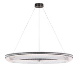 Amir Extra Large LED Chandelier 40", Aged Iron