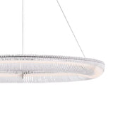 Amir Extra Large LED Chandelier 40", Polished Nickel