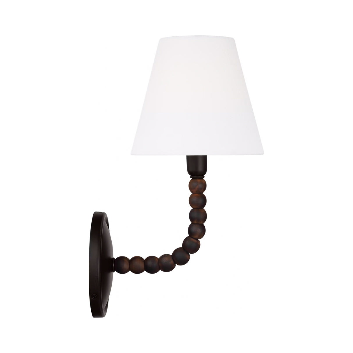 Casimir Curved Wall Sconce 13", Aged Iron
