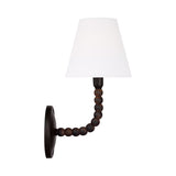 Casimir Curved Wall Sconce 13", Aged Iron