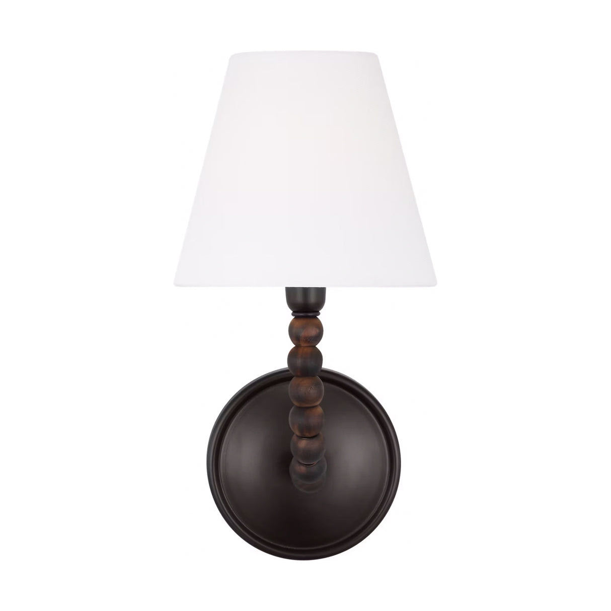 Casimir Curved Wall Sconce 13", Aged Iron