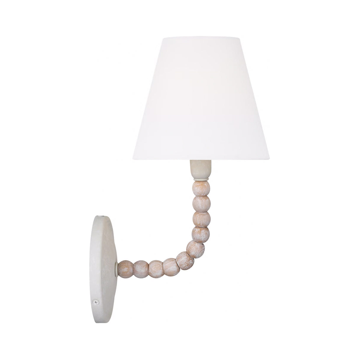 Casimir Curved Wall Sconce 13", Matte Chalk