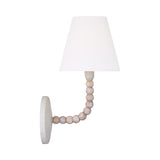 Casimir Curved Wall Sconce 13", Matte Chalk