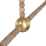 Casimir 2 Shade Linear Pendant 61", Gilded Brass