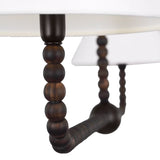 Casimir 2 Shade Linear Pendant 61", Aged Iron