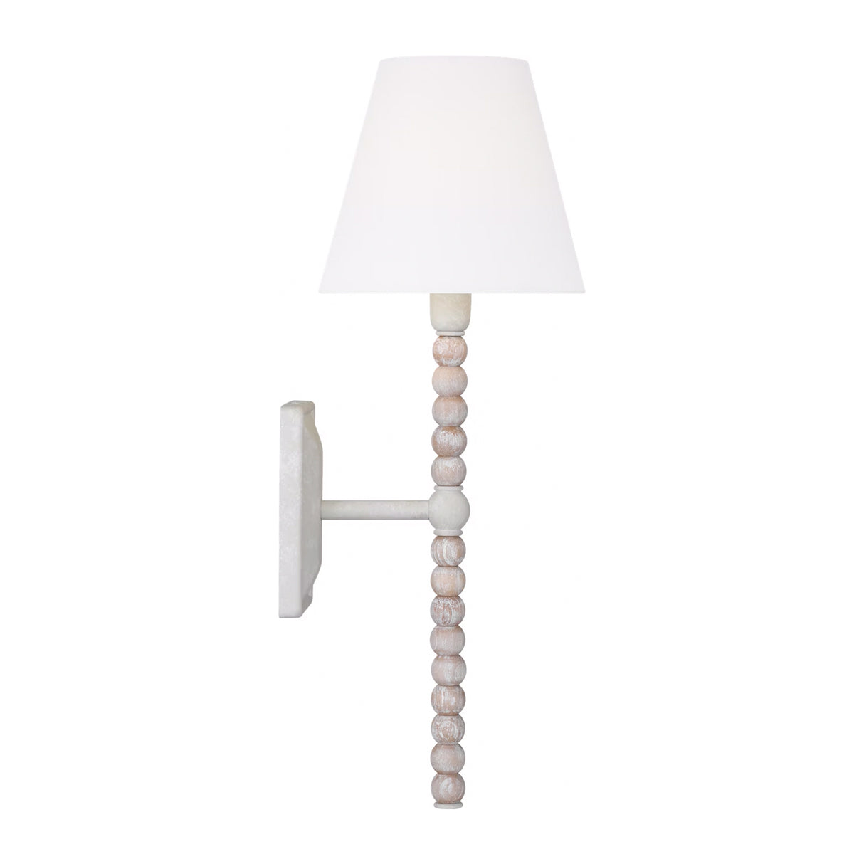Casimir Wall Sconce 17", Matte Chalk