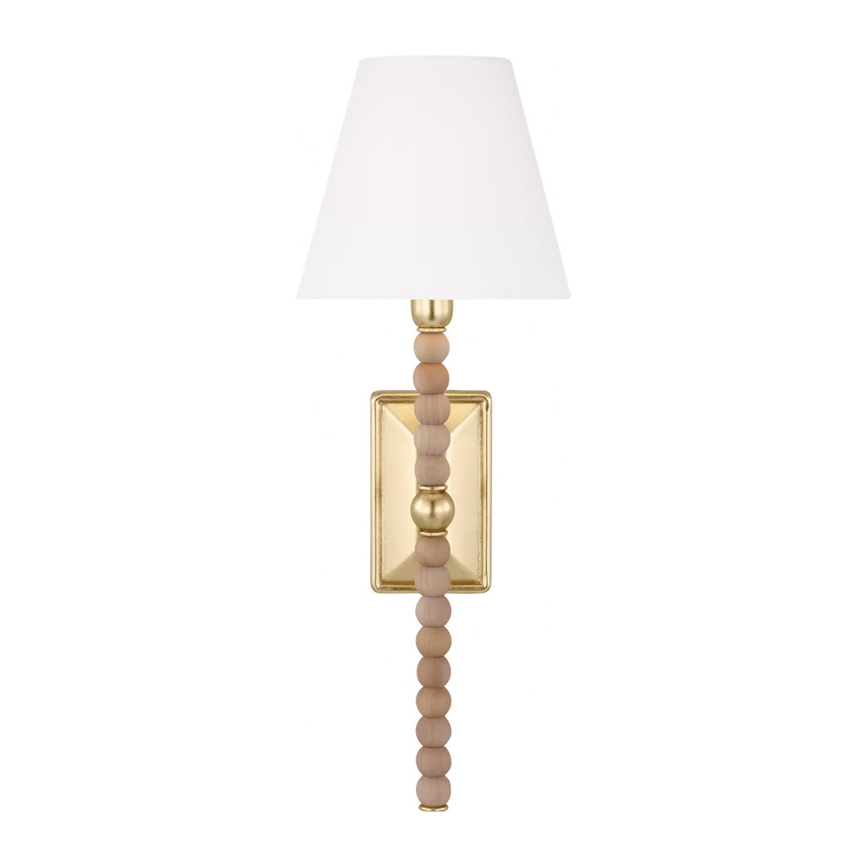 Casimir Wall Sconce 17", Gilded Brass