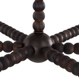 Casimir 6 Light Chandelier 50", Aged Iron