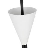 Errol Extra Large LED Pendant 30", Matte Black and Matte White
