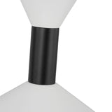 Errol Extra Large LED Pendant 30", Matte Black and Matte White
