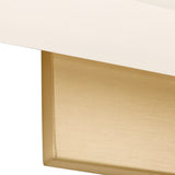 Harbor LED Vanity Light 18", Modern Brass