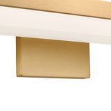 Harbor LED Vanity Light 27", Modern Brass