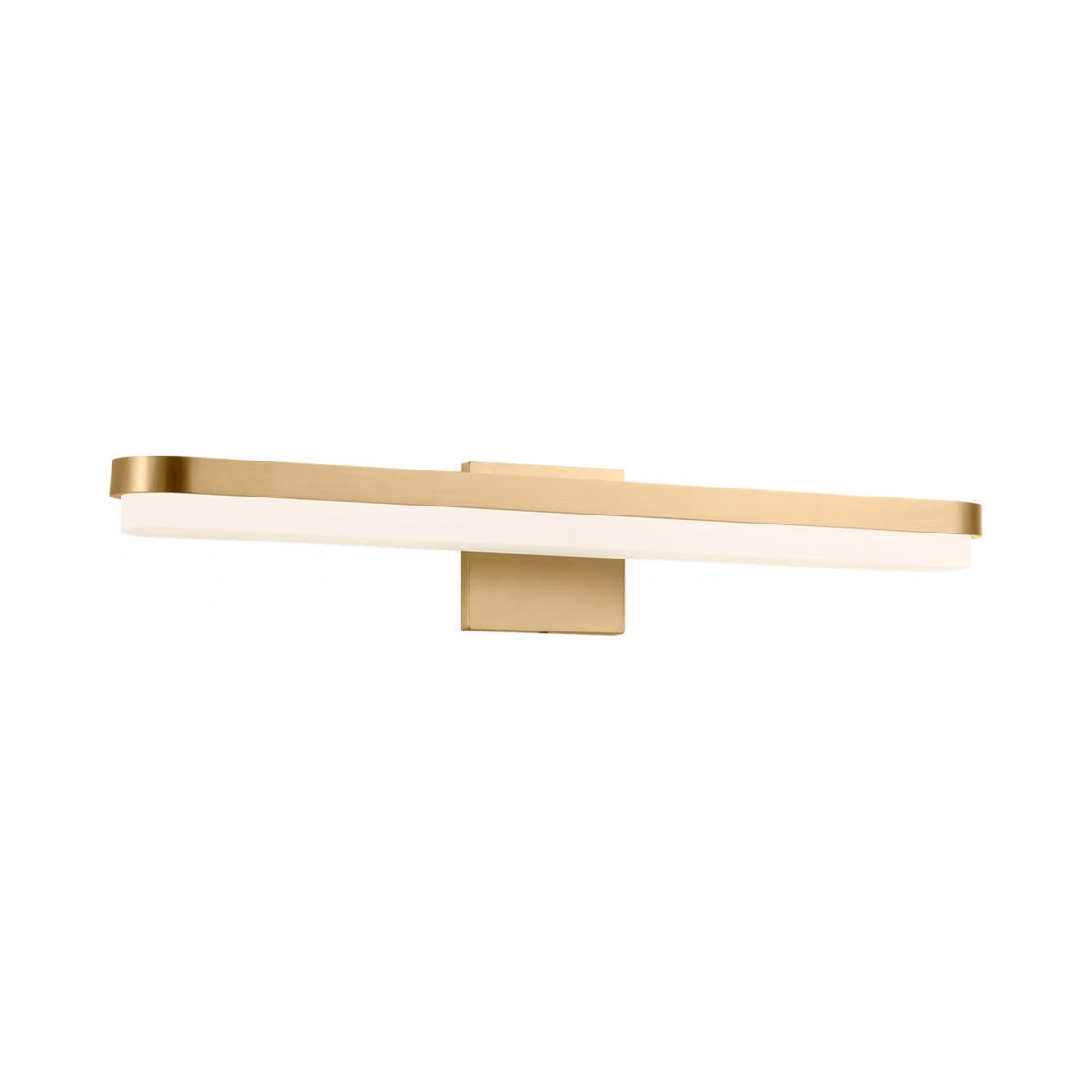 Harbor LED Vanity Light 27", Modern Brass