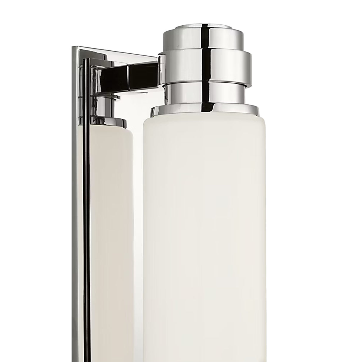 Lavinia LED Wall Sconce 24", Polished Nickel and Opal Glass