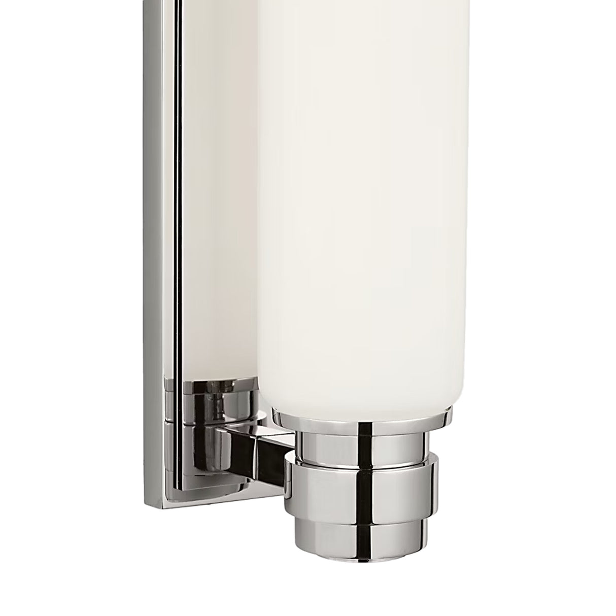 Lavinia LED Wall Sconce 24", Polished Nickel and Opal Glass