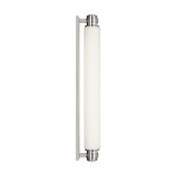 Lavinia LED Wall Sconce 24", Polished Nickel and Opal Glass