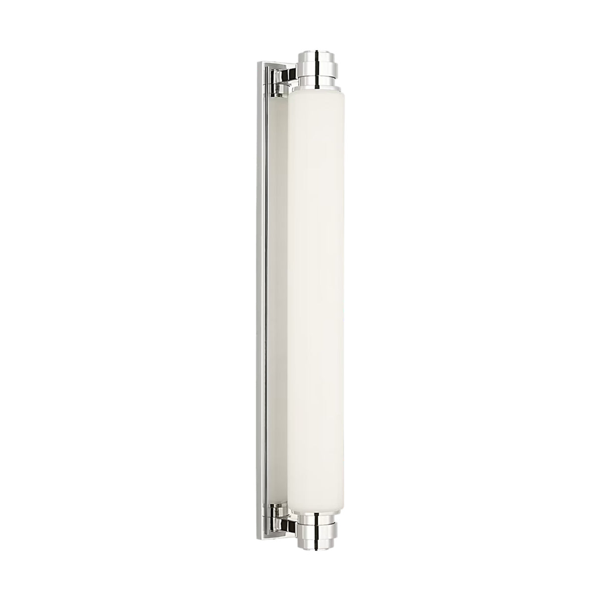 Lavinia LED Wall Sconce 24", Polished Nickel and Opal Glass