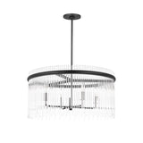 Marcella 4 Light Chandelier 24" Matte Black