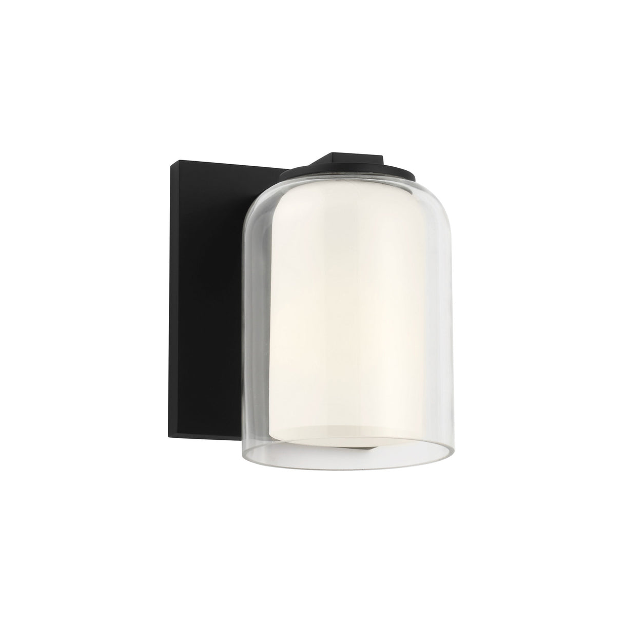 Orlando Vanity Wall Sconce 7", Matte Black